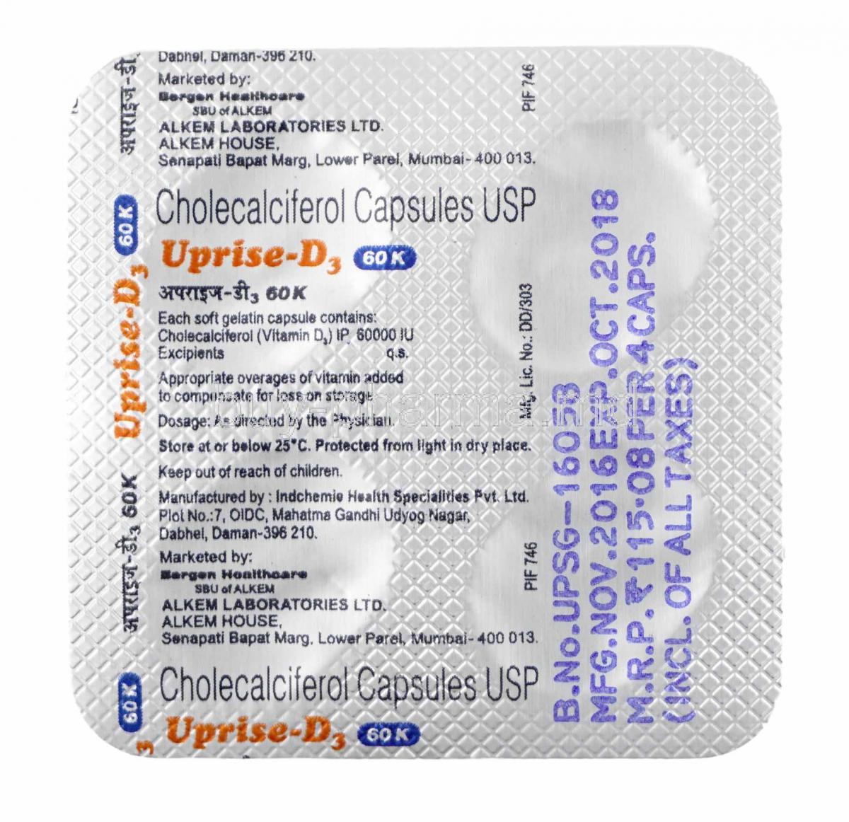 Uprise D3 60 K / Pharmanord Bio Calcium+D3+K 60 Tabs / Is it ok to take.