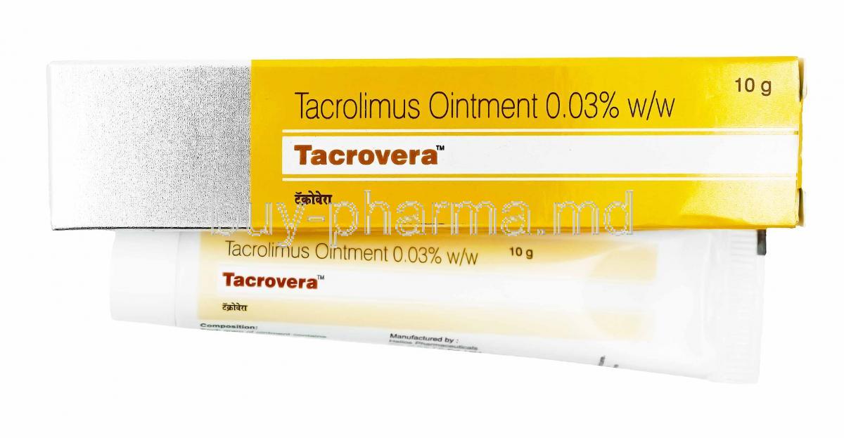 Tacrovera Ointment, Tacrolimus and Tacrolimus