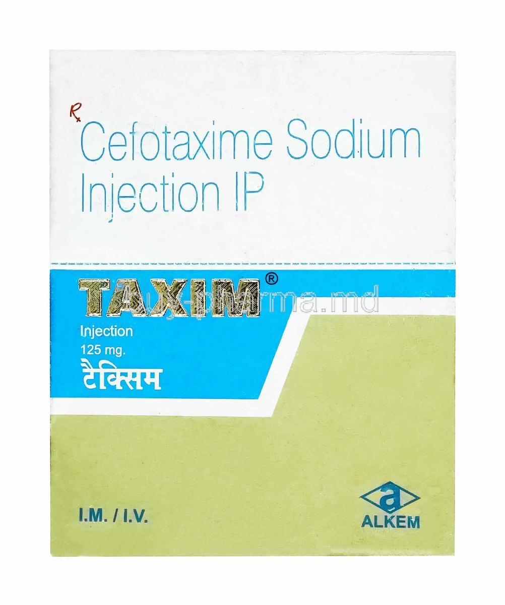 Taxim Injection, Cefotaxime 125mg