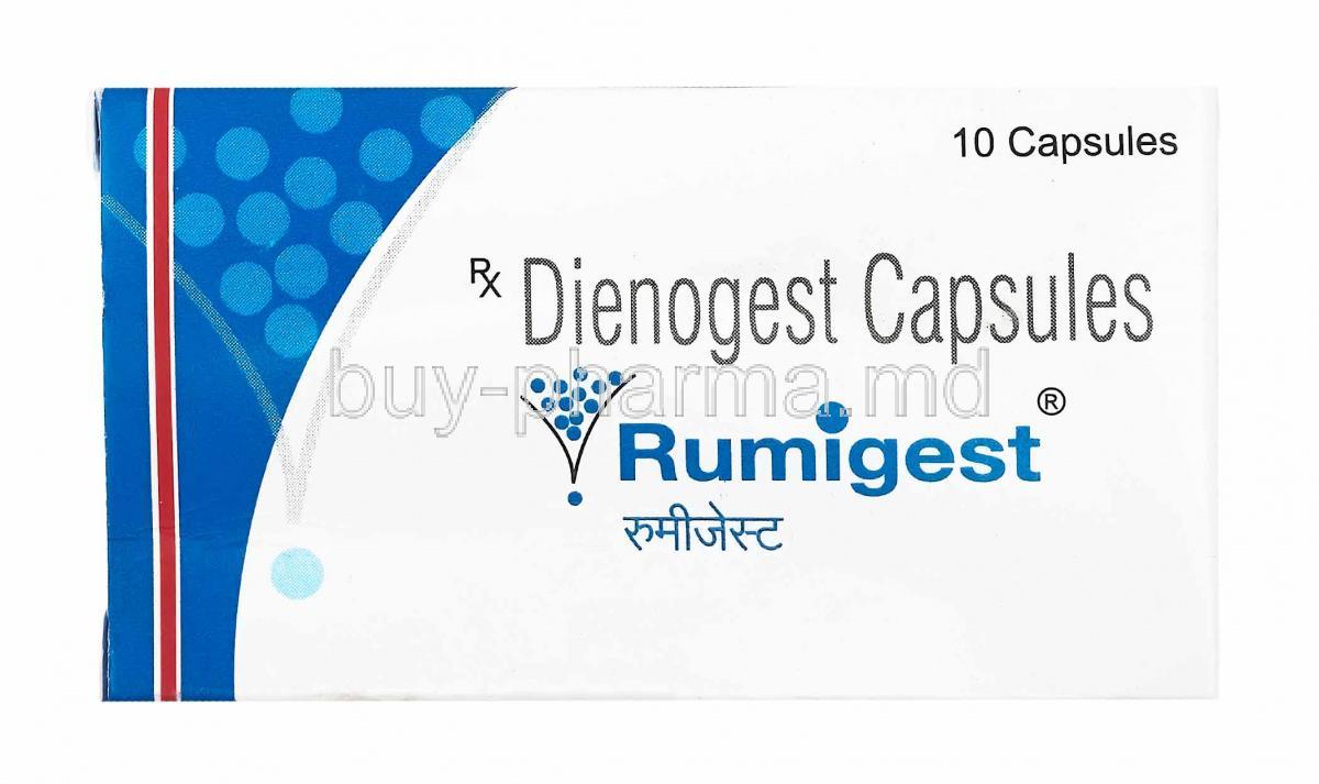 Rumigest, Dienogest box