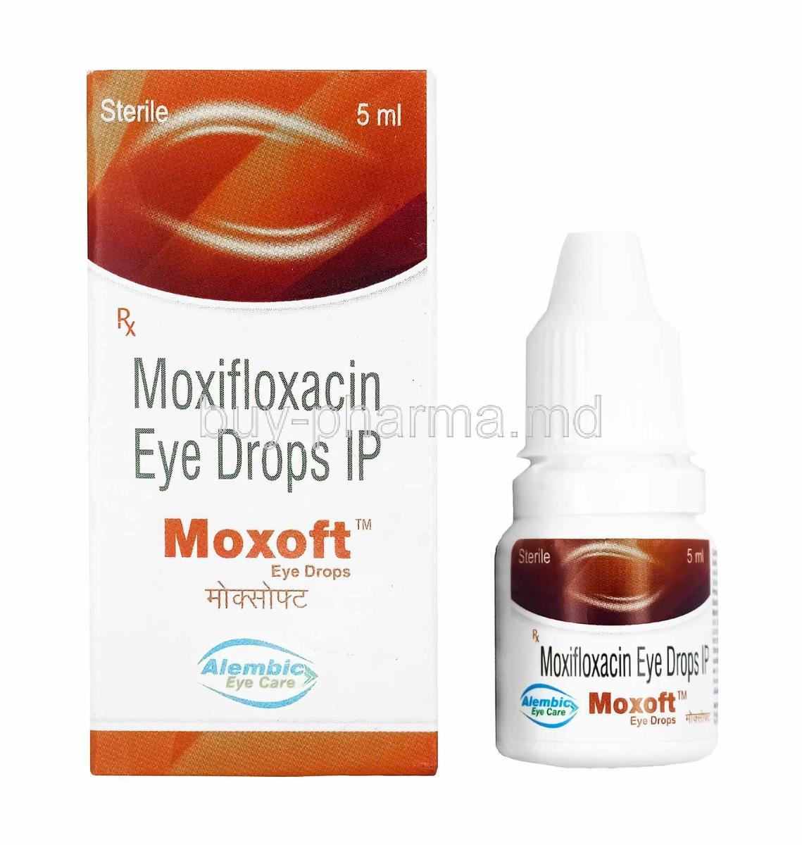 Moxoft Eye Drops, Moxifloxacin