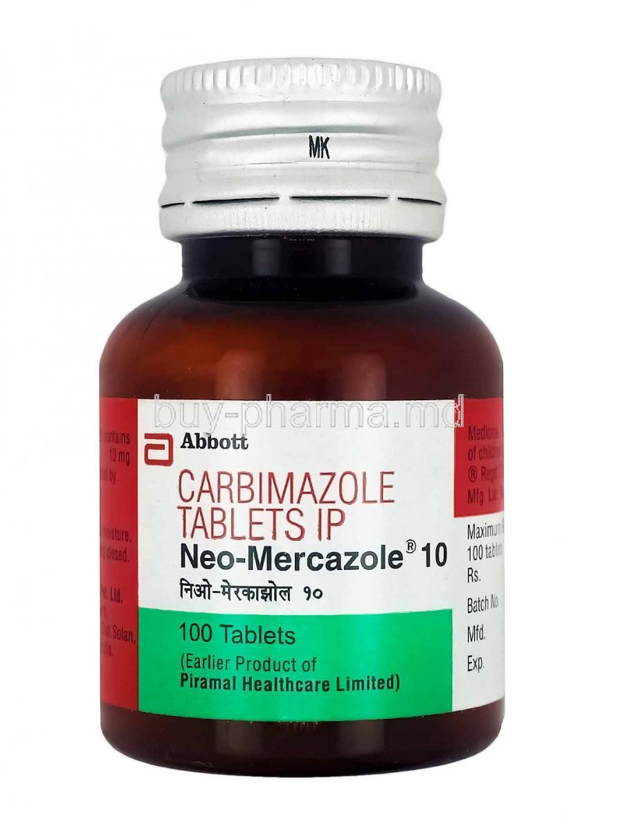 Neo-Mercazole, Carbimazole 10mg