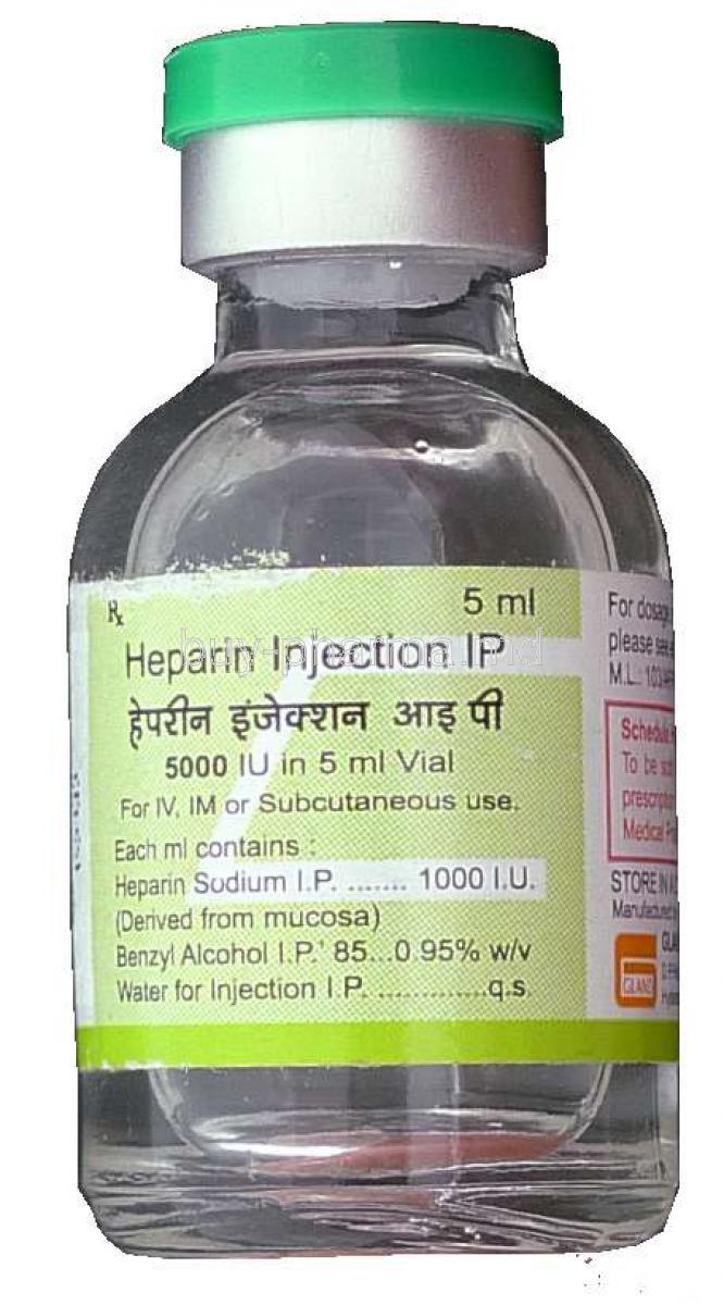 Hepflush, Generic Hep-lock,  Heparin 1000 Iu Injection