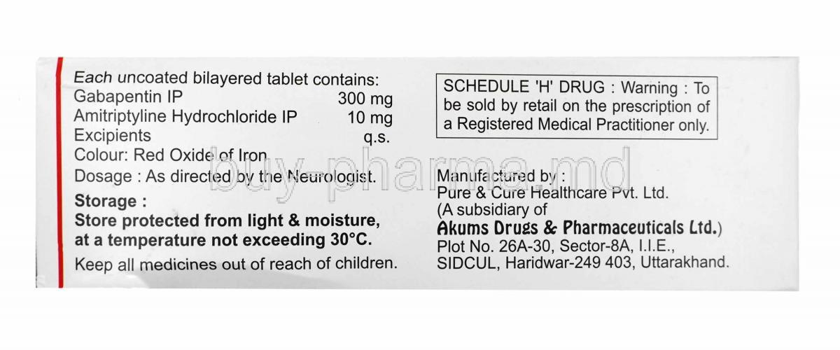 Buy Laregab At Gabapentin Amitriptyline Laregab At Online Buy Pharma Md