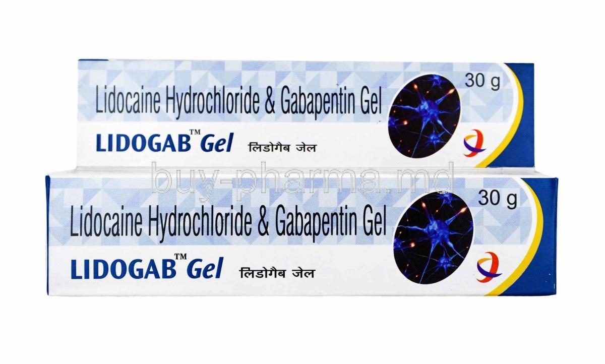 Lidogab Gel, Gabapentin and Lidocaine box