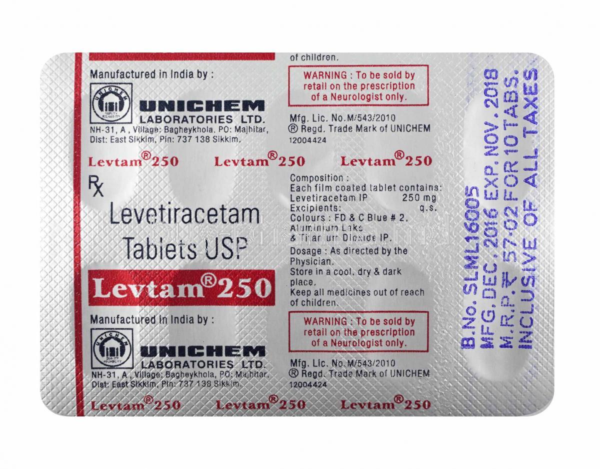 levetiracetam 500 mg tablet brands in india