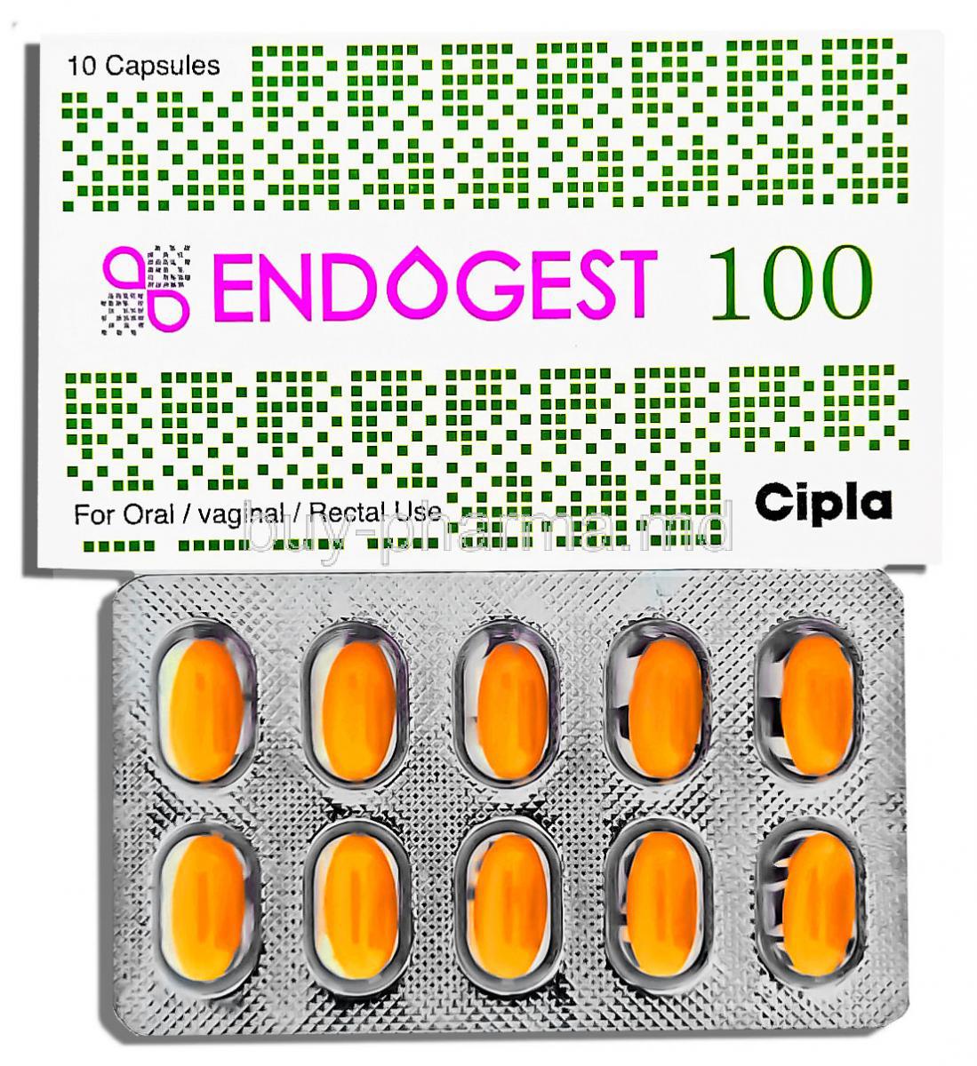 Generic Prochieve, Endogest, Progesterone   200 mg Soft Gelatin Capsule (Cipla)