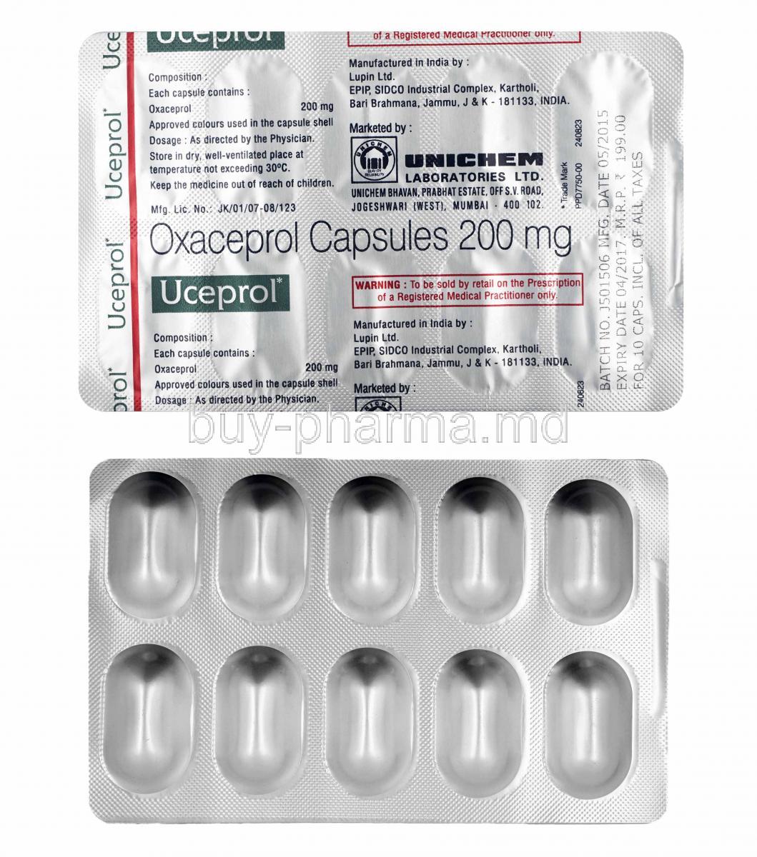 Uceprol, Oxaceprol capsules