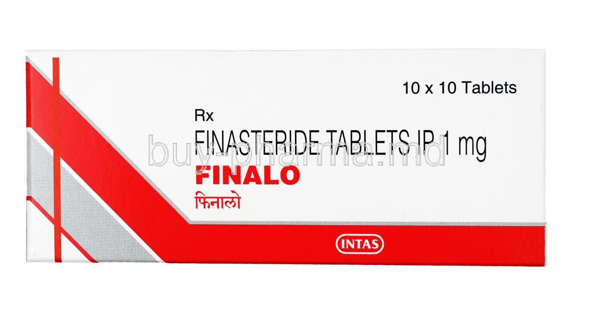 Finalo,Finasteride, 1 mg,Tablet, box