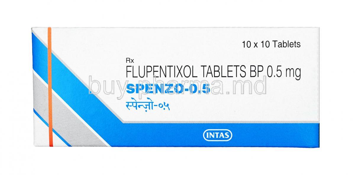 Spenzo Flupenthixol, 0.5 mg,Tablet, box