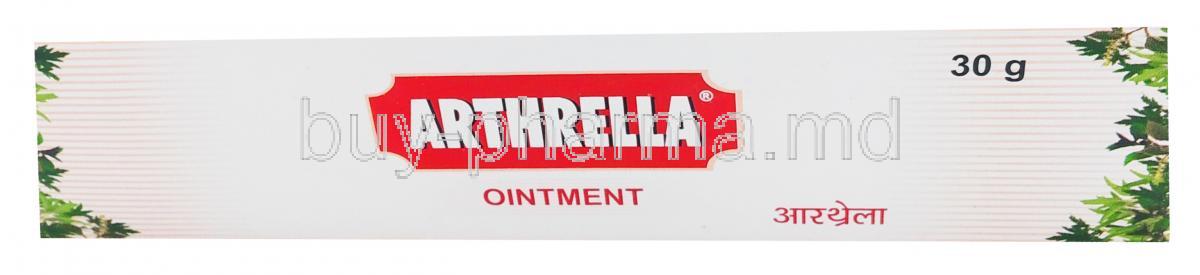 Arthrella Ointment, 30g, Box front presentation
