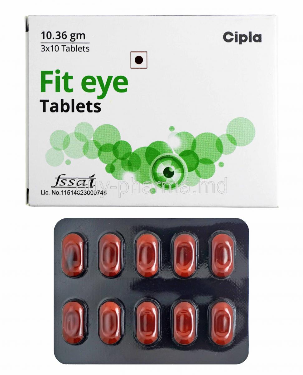 Fit Eye box and tablets
