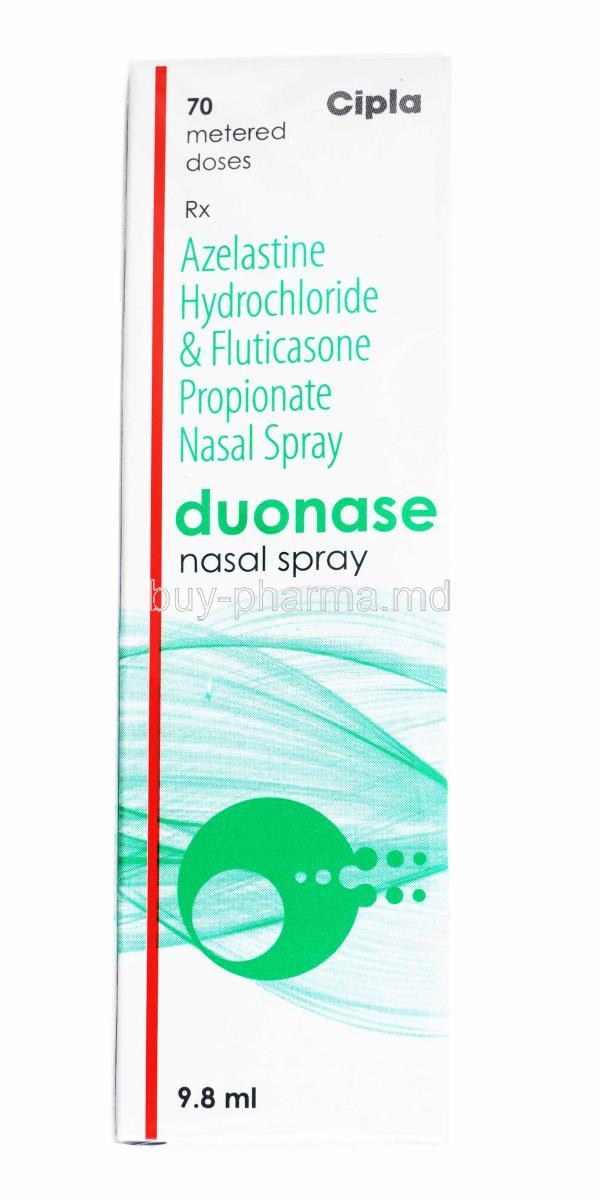 Duonase Nasal Spray, Fluticasone Propionate and Azelastine box