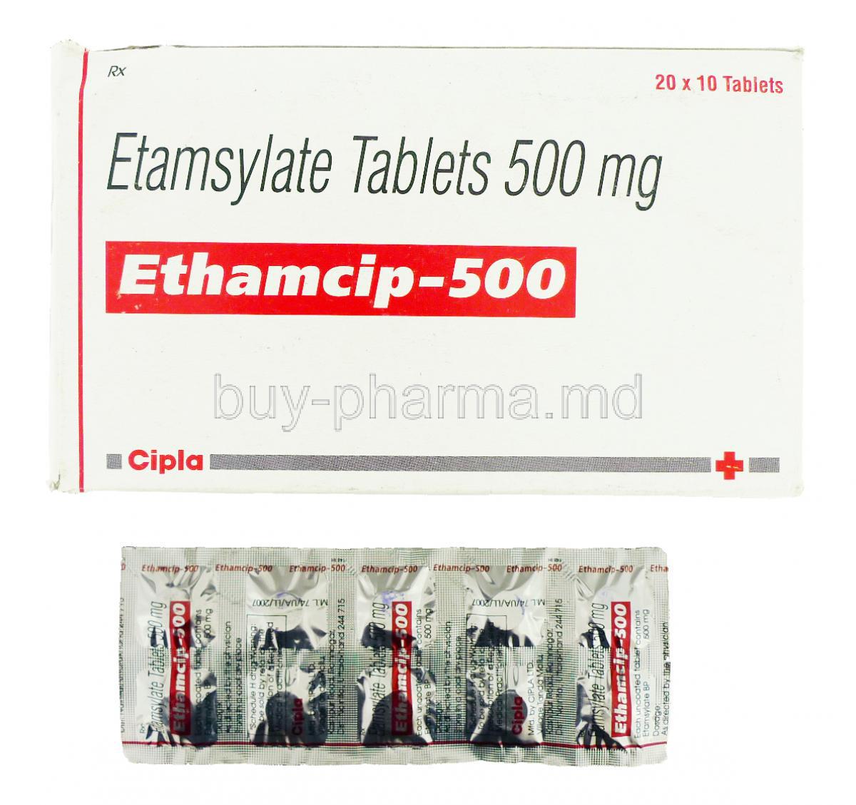 Ethamcip 500, Etamsylate 500 mg
