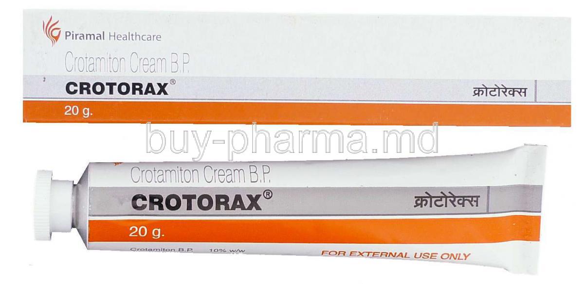 Crotorax , Generic Eurax,  Crotamiton Cream