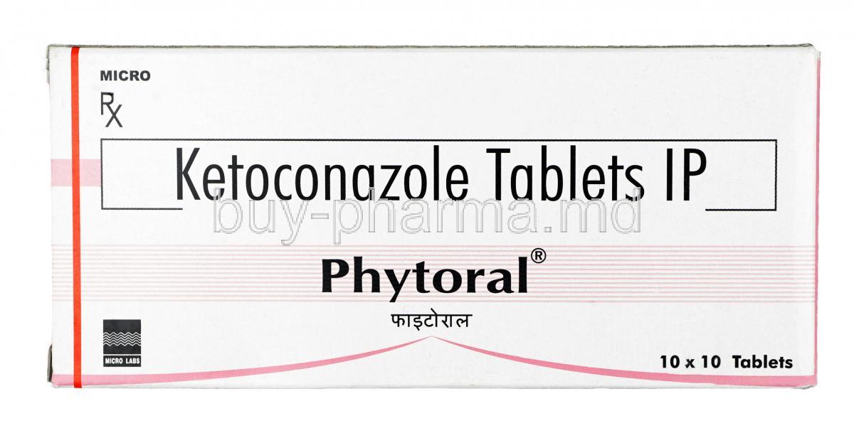 Phytoral, Ketoconazole 200 mg,Tablet, Box