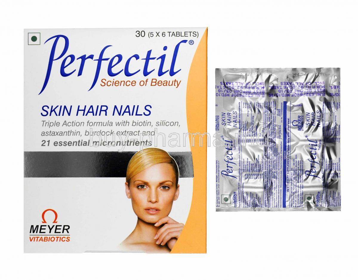 Perfectil box and tablets