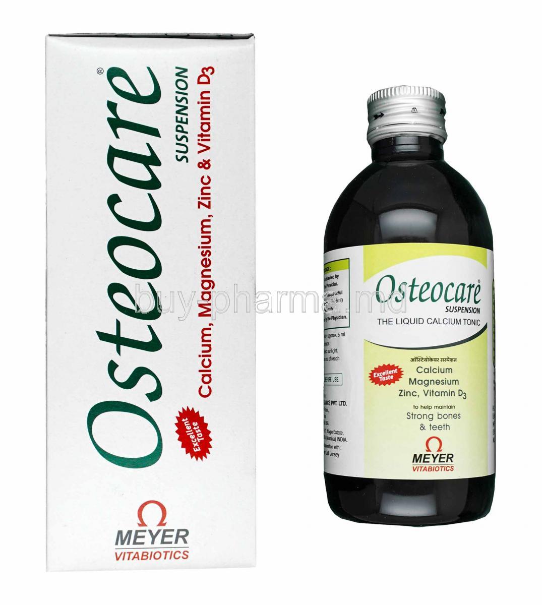 Osteocare Suspension box and bottle
