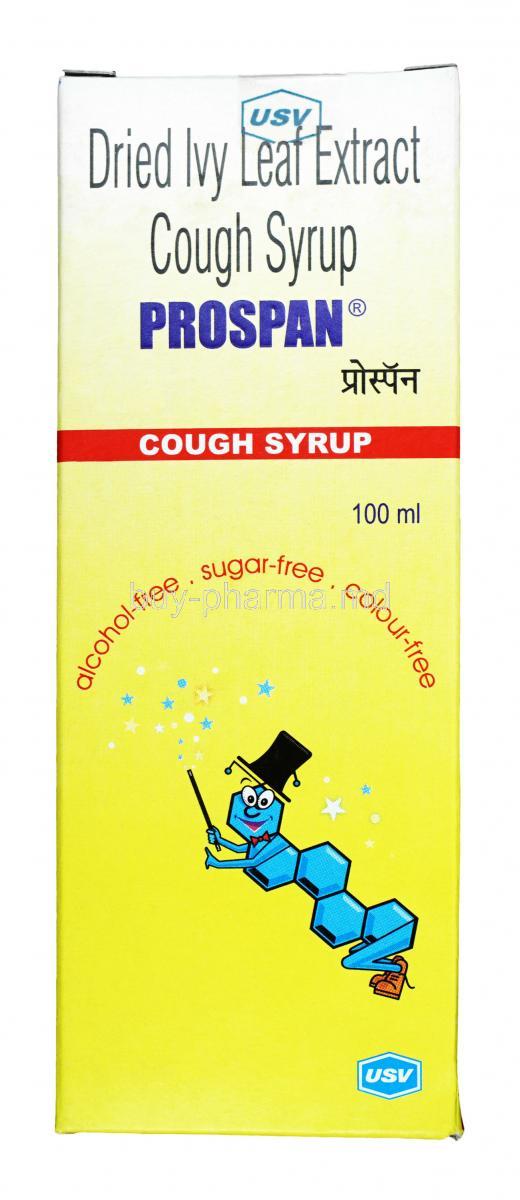 Prospan Cough Syrup, Dried Ivy Leaf Extract, Syrup 100ml, Box
