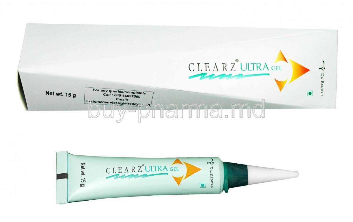 Clearz Ultra Gel box and tube