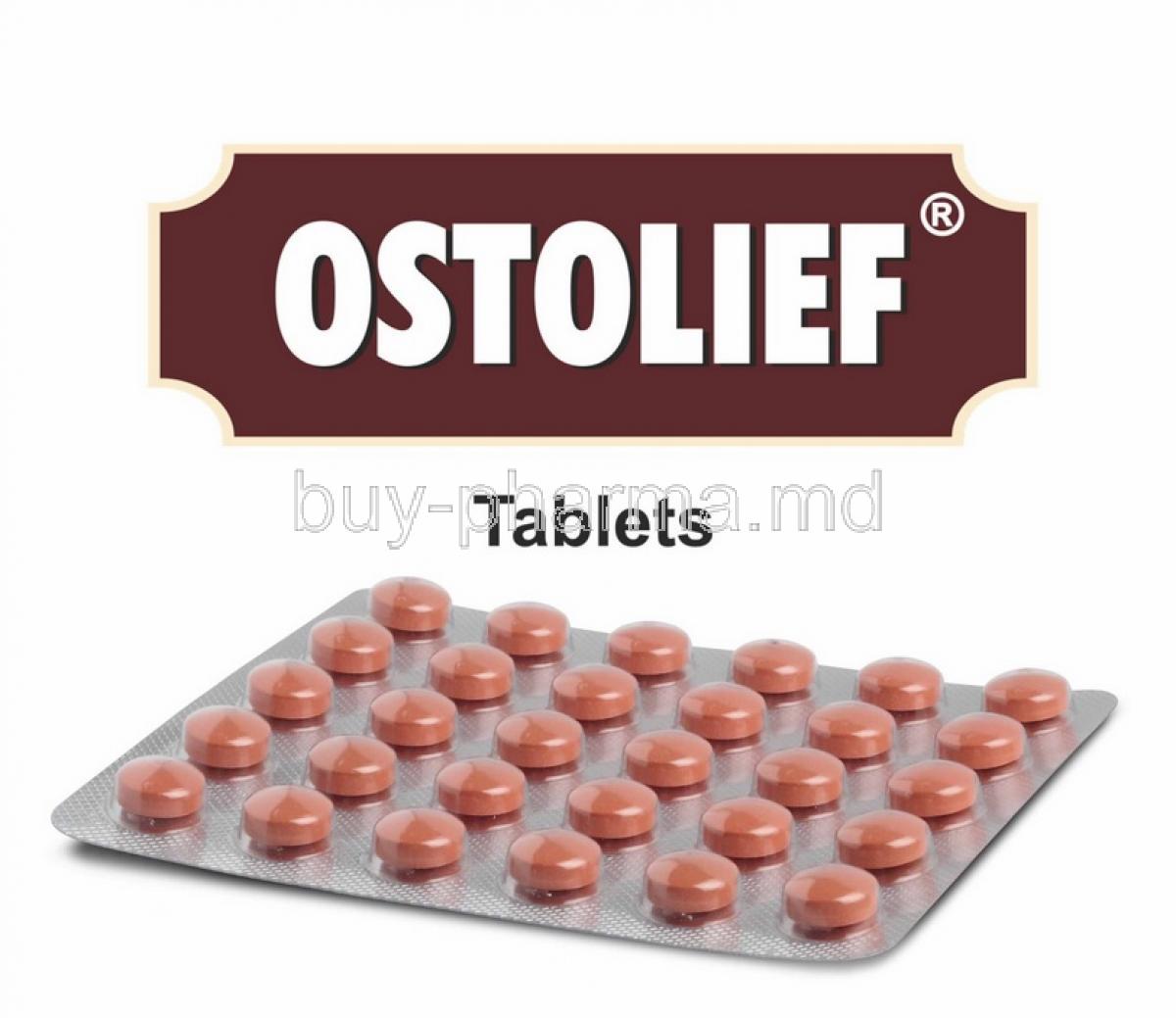 Ostolief box and tablets