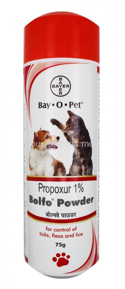 Bayer Bolfo Powder for Dogs and Cats bottle