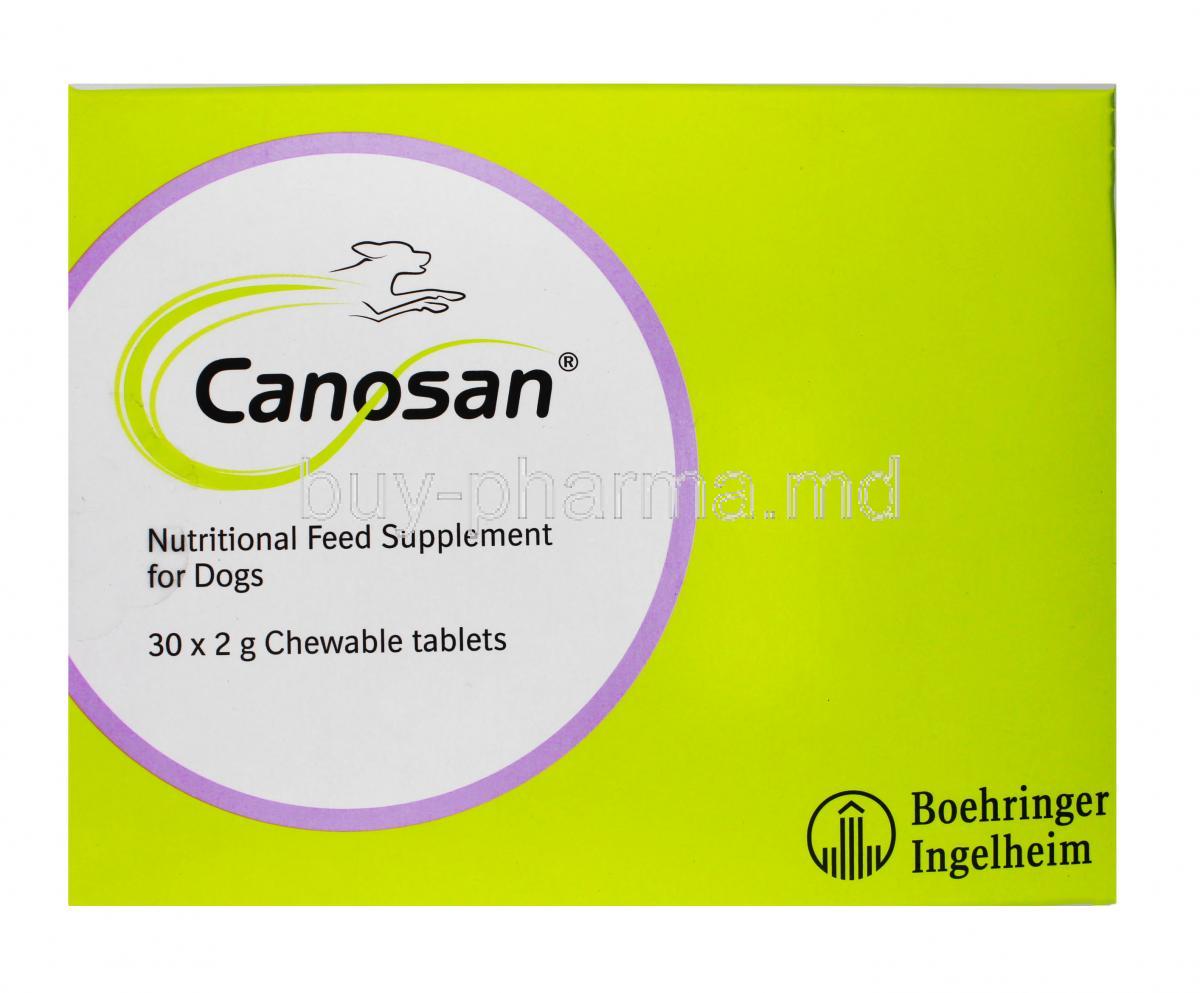 Canosan Chewable Supplement for Dogs box