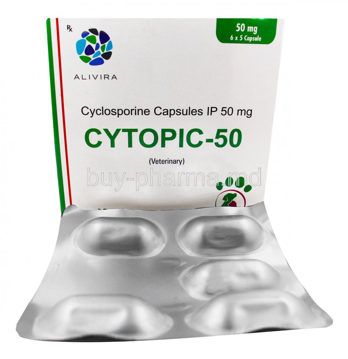 Cytopic for Pets box and capsules