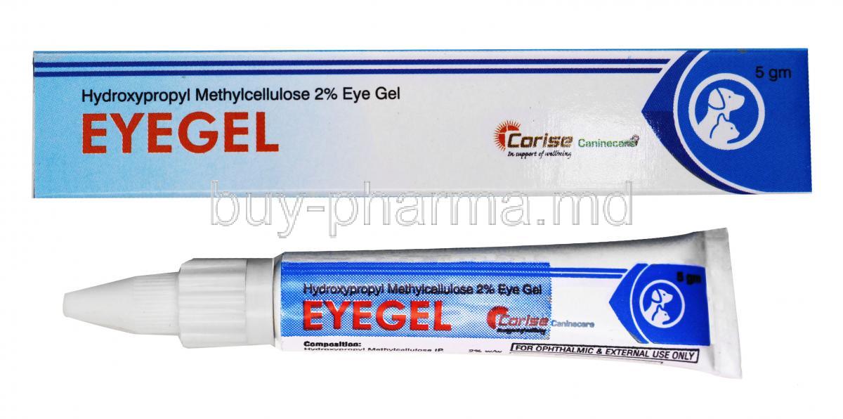 Eyegel for Pets box and tube