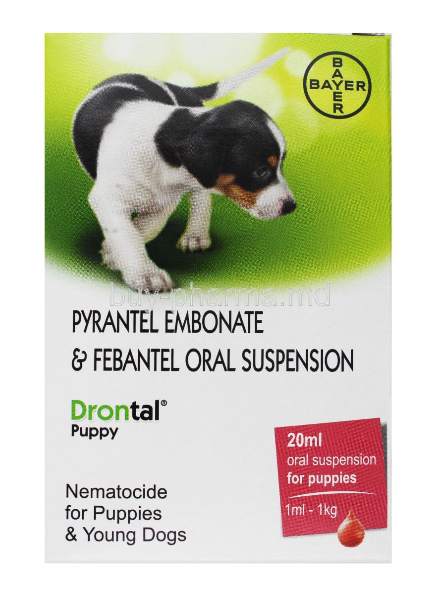 Drontal Puppy Oral Suspension box