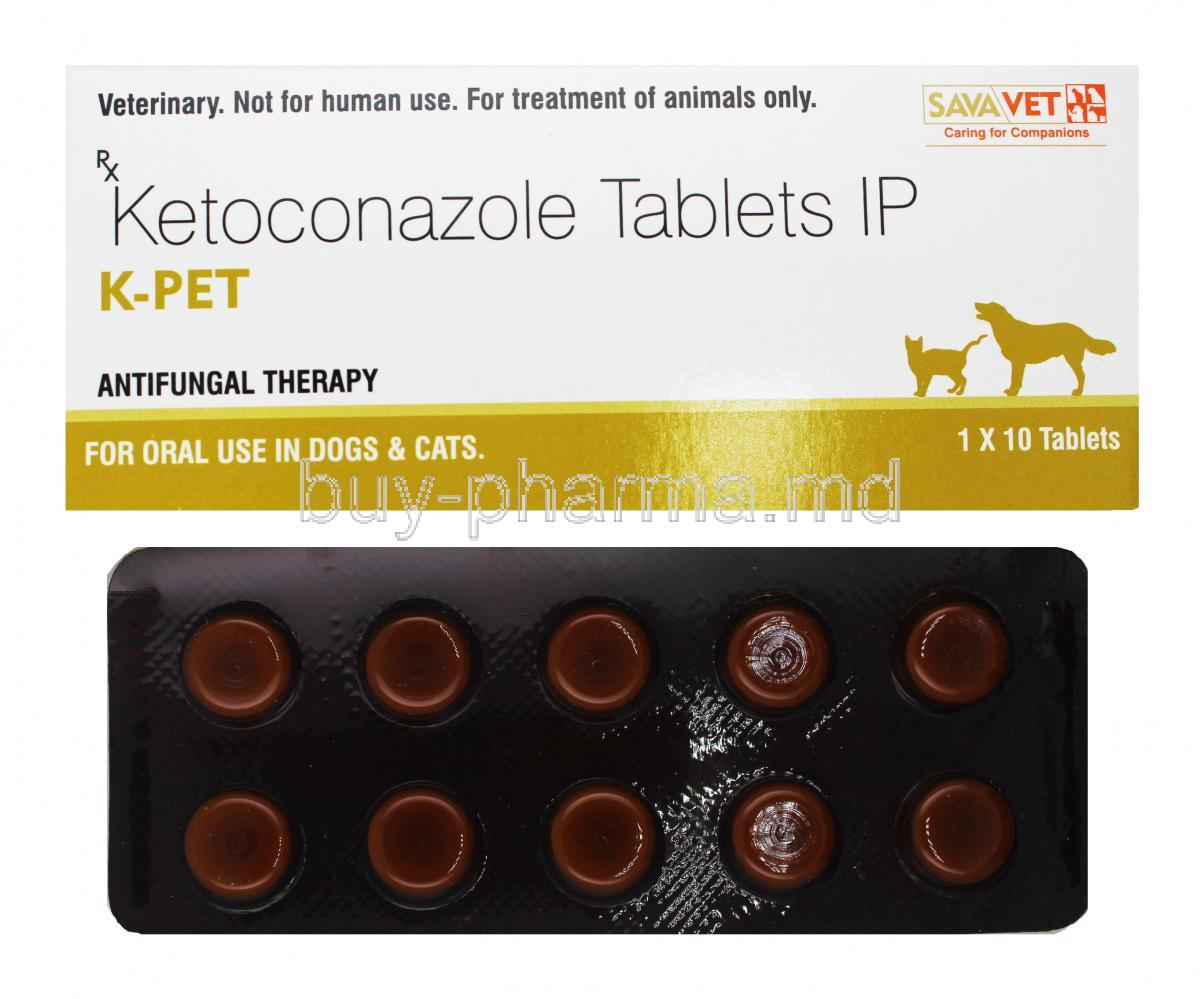 K-Pet for Dogs and Cats box and tablets