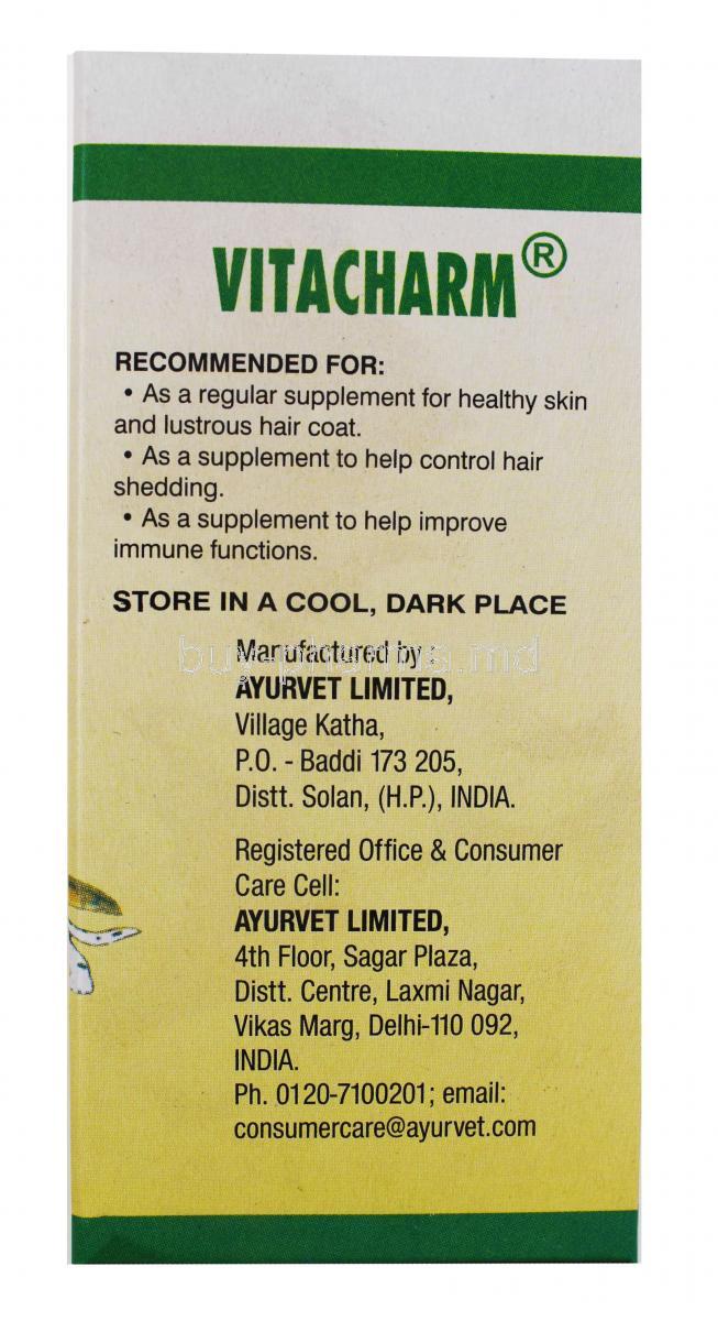 Buy Vitacharm Skin & Coat Conditioner Online