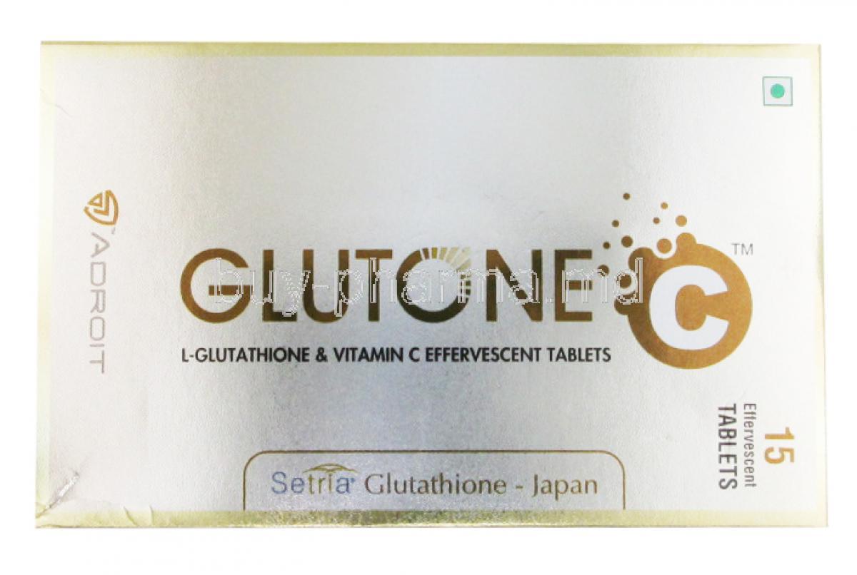 Glutone C,Ascorbic Acid / Glutathione, 60mg / 500mg