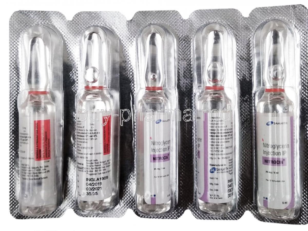 Nitroglycerin Injection ampoule