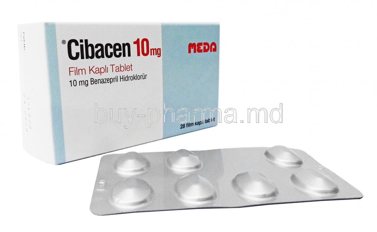 CIBACEN (NE) 10mg 28Tab box and tablet