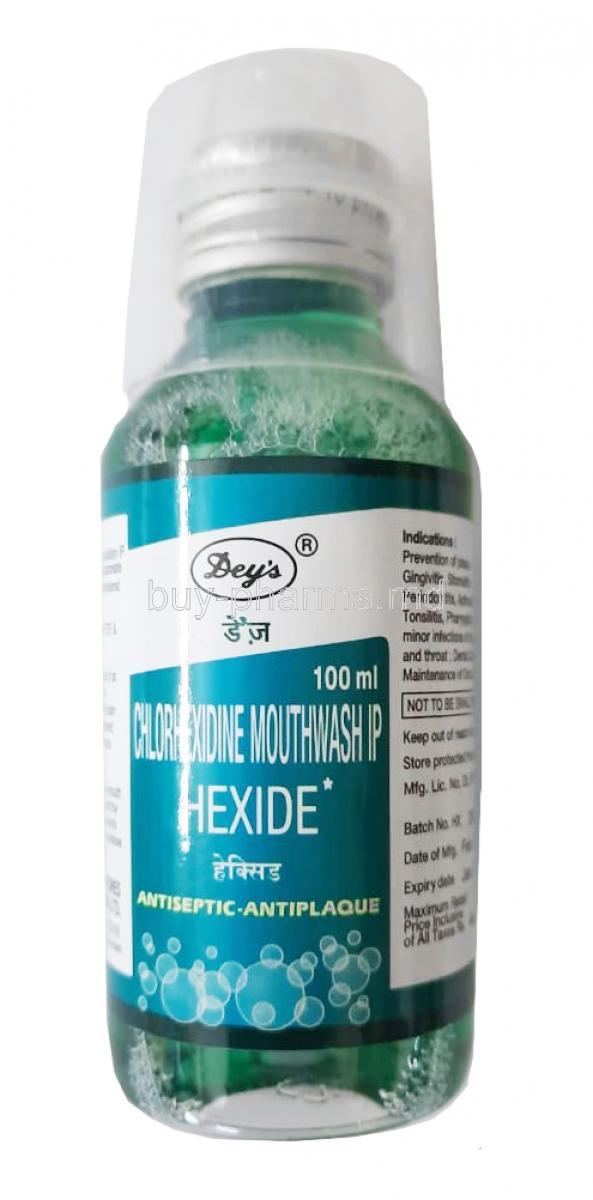 Hexide Mouth Wash, Chlorhexidine Gluconate 100ml bottle