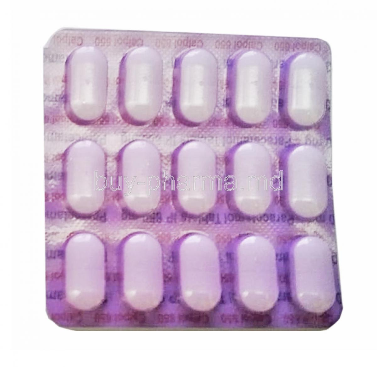 Calpol, Paracetamol 650mg tablet