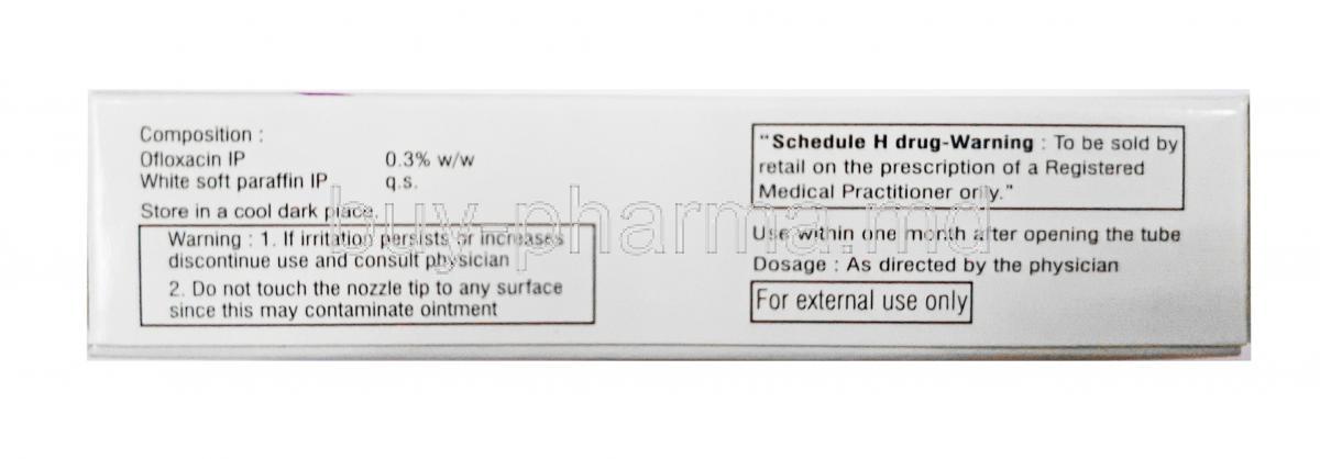 Buy Exocin Eye Ointment Ofloxacin Online