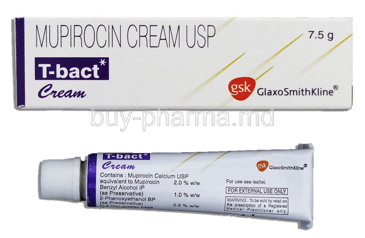 T-Bact, Mupirocin 2% Cream