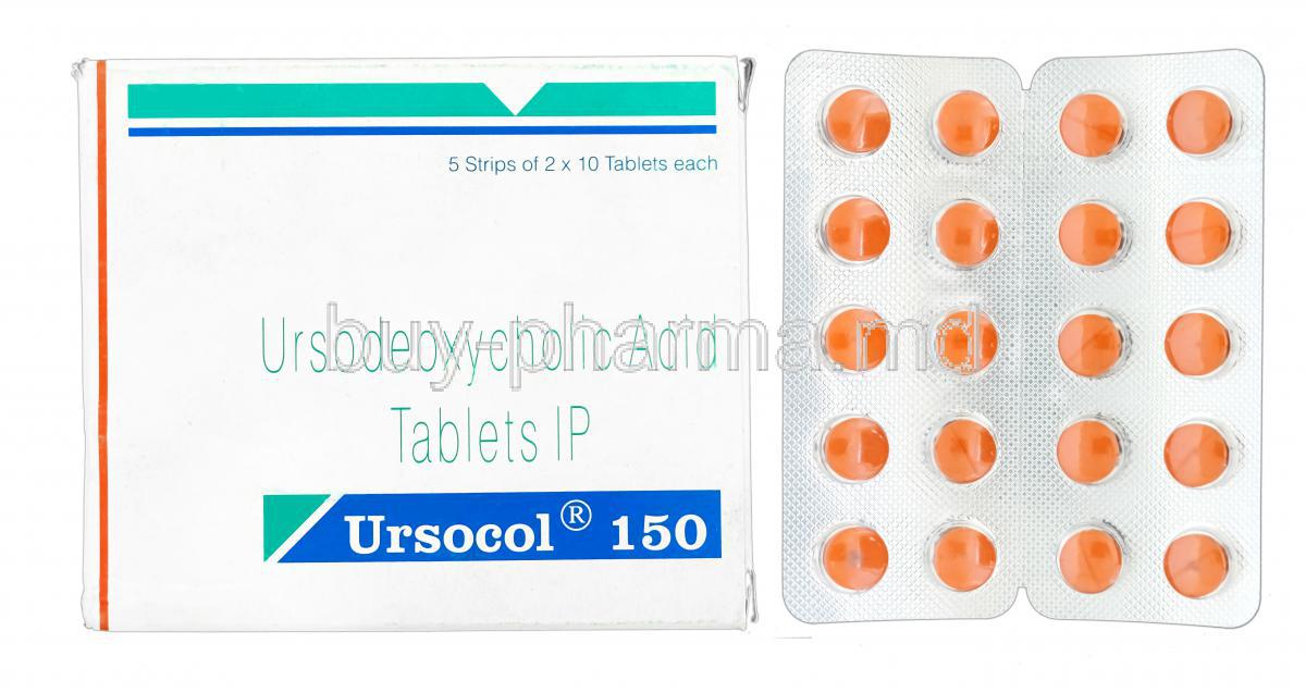 Ursocol, Ursodeoxycholic Acid 150mg