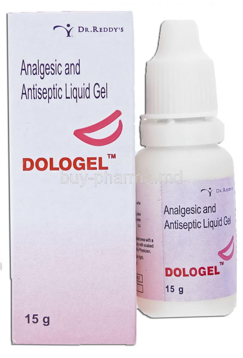Dologel, Choline Salicylate/ Benzalkonium Chloride/ Lidocaine Hydrochloride 15 Gm Gel (Dr.Reddy's)