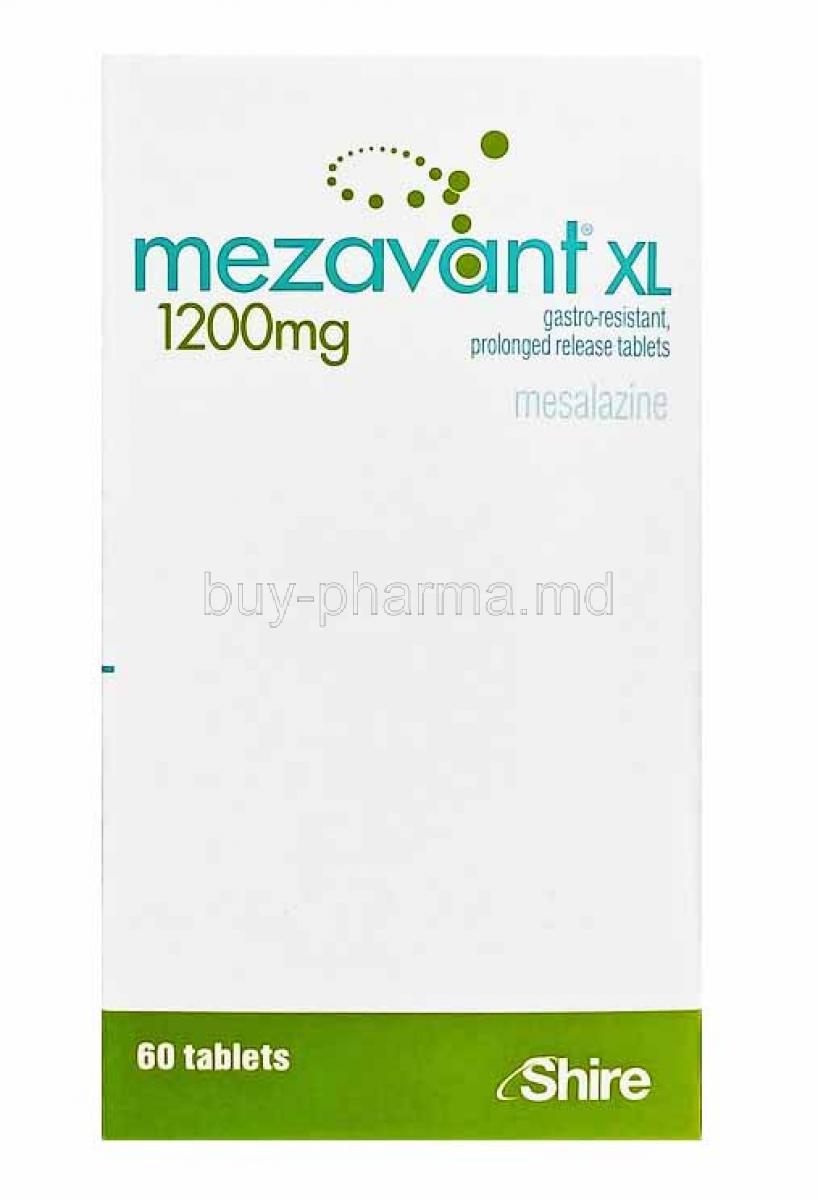Mezavant XL, Mesalazine box