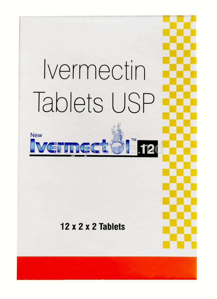 Ivermectol 12, Ivermectin 12mg, Sun Pharma, Box front view