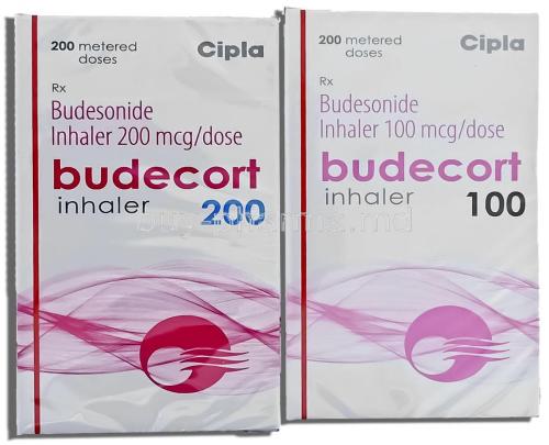 Budecort, Generic Pulmicort,  Budesonide 100 Mcg 200 Md Inhaler (Cipla)