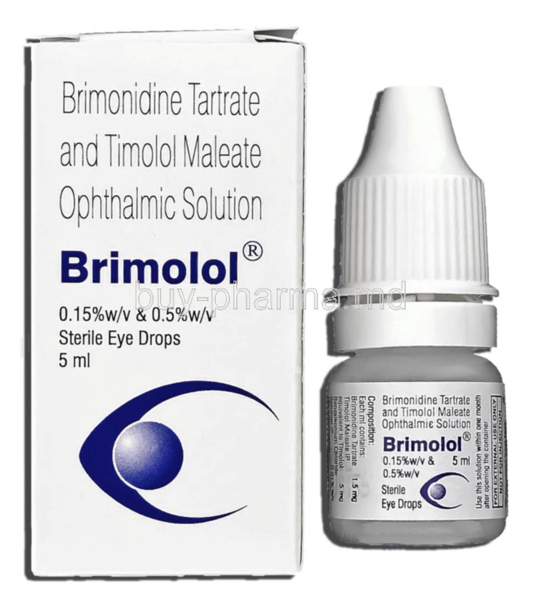 Brimolol, Generic Combigan ,  Brimonidine/ Timolol Eye Drops (Sun Pharma)