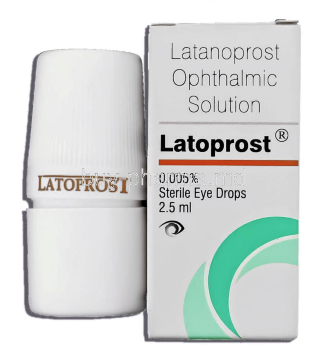 Latoprost, Generic Xalatan, Latanoprost 0.05% 2.5 Ml  Ophthalmic Solution (Sun Pharma)