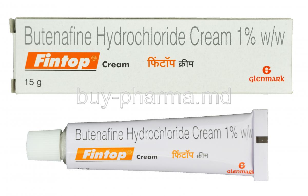 Fintop, Generic Mentax, Butenafine Hydrochloride Cream 1% 15gm