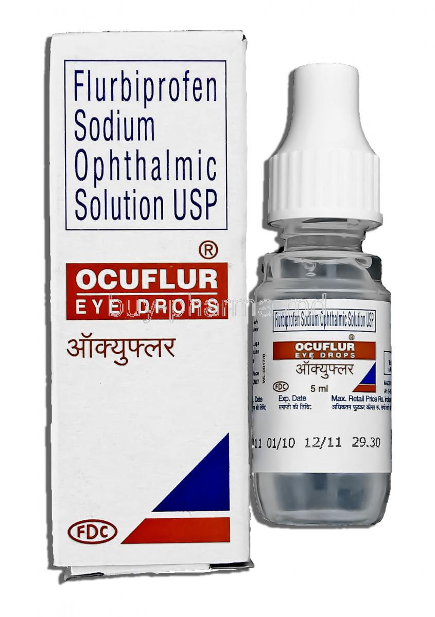 Ocuflur, Generic Ocufen,  Flurbiprofen 5 Ml Eye Drops (FDC)
