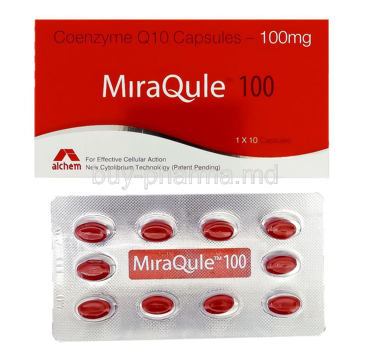 Miraqule, Coenzyme Q10 100mg