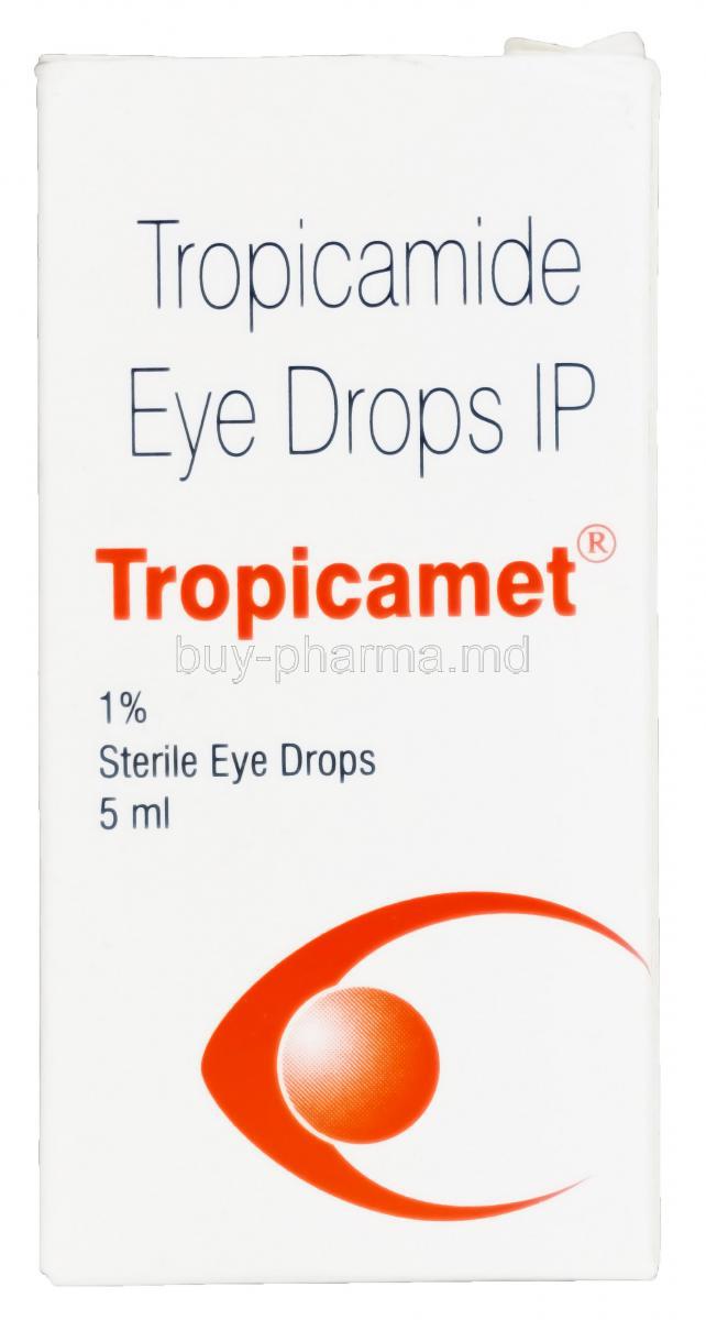 Tropicamet, Generic Mydriacyl, Tropicamide 1% Eye Drops 5ml Box